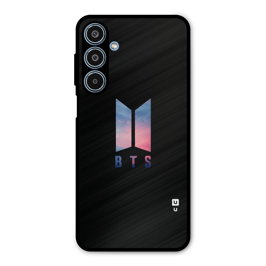 BTS Logo Sky Metal Back Case for Galaxy M35