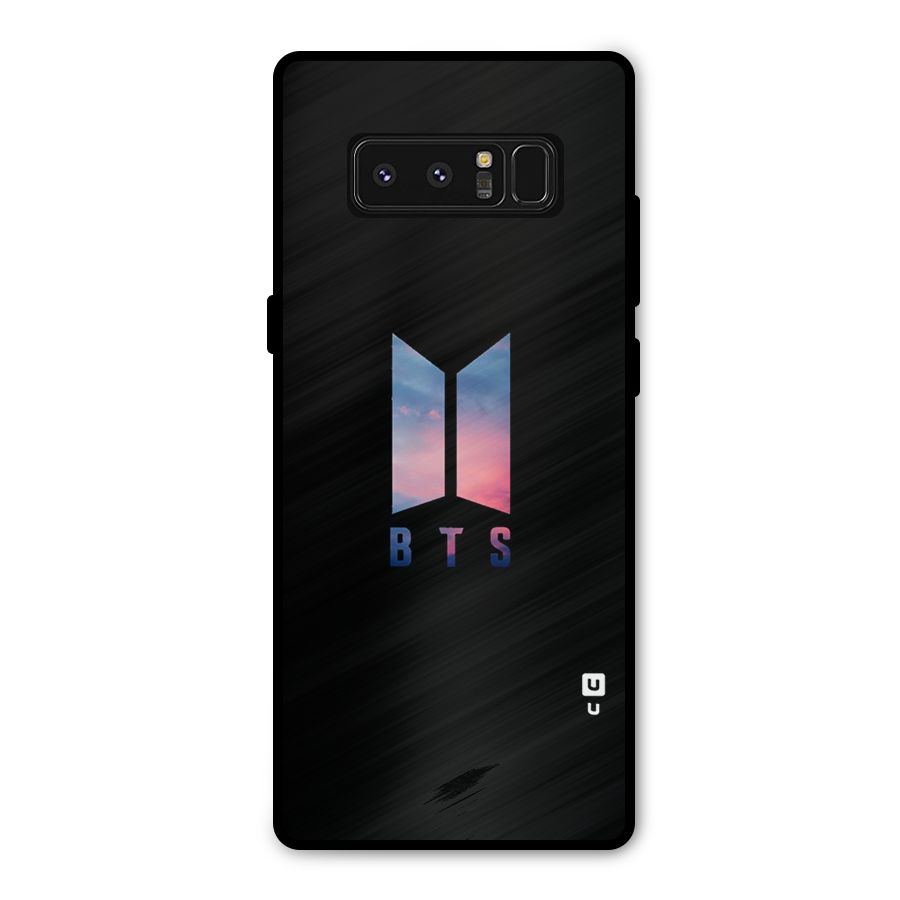 BTS Logo Sky Metal Back Case for Galaxy Note 8