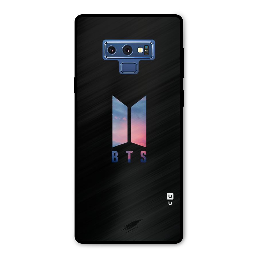BTS Logo Sky Metal Back Case for Galaxy Note 9