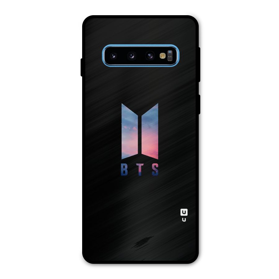 BTS Logo Sky Metal Back Case for Galaxy S10