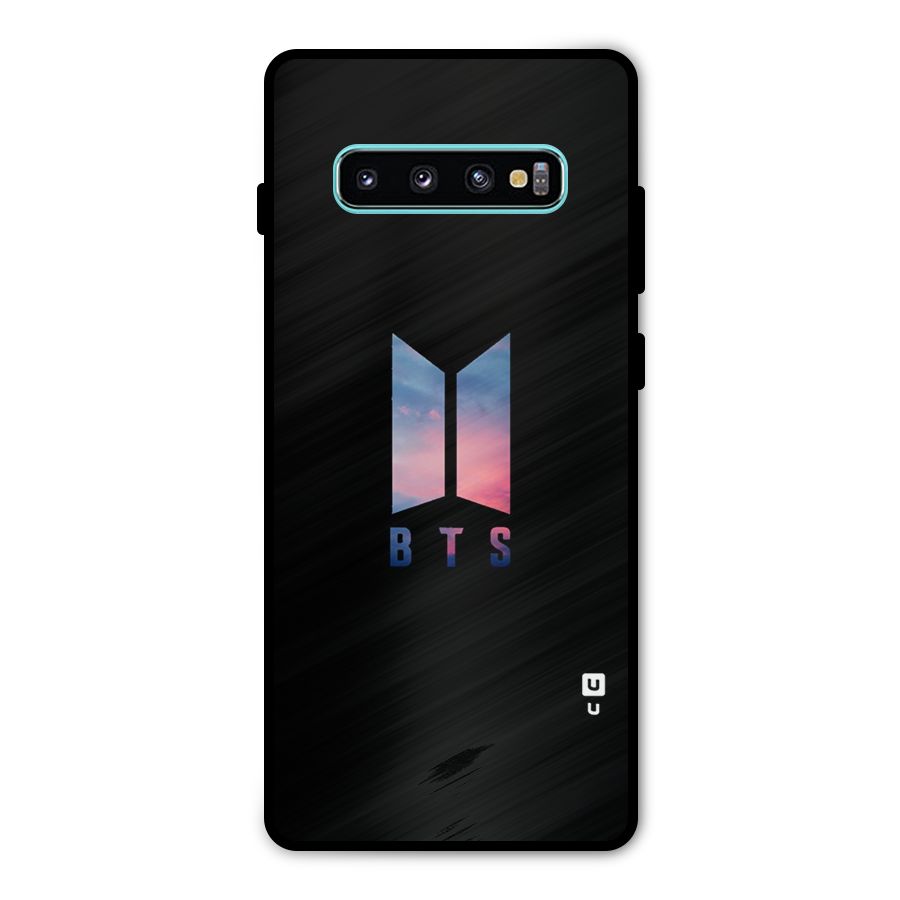 BTS Logo Sky Metal Back Case for Galaxy S10 Plus