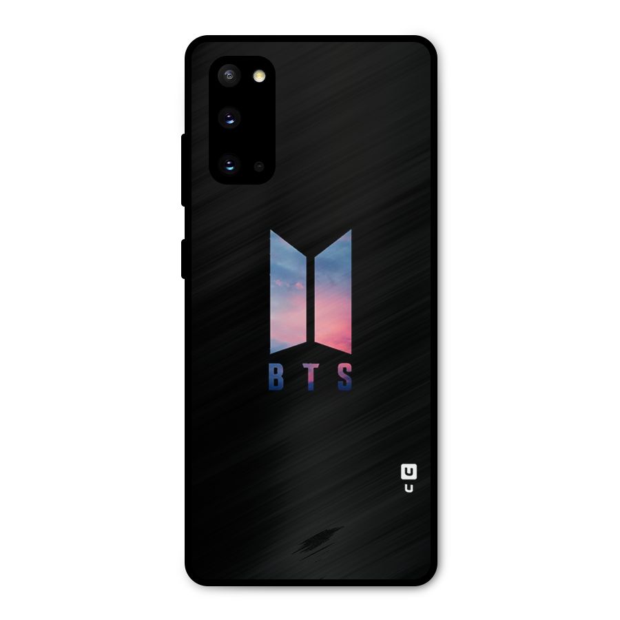 BTS Logo Sky Metal Back Case for Galaxy S20