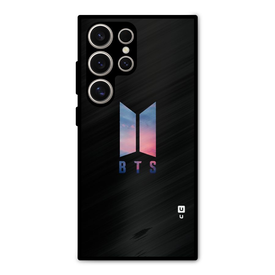 BTS Logo Sky Metal Back Case for Galaxy S24 Ultra