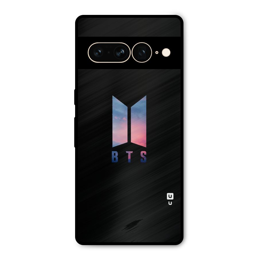 BTS Logo Sky Metal Back Case for Google Pixel 7 Pro