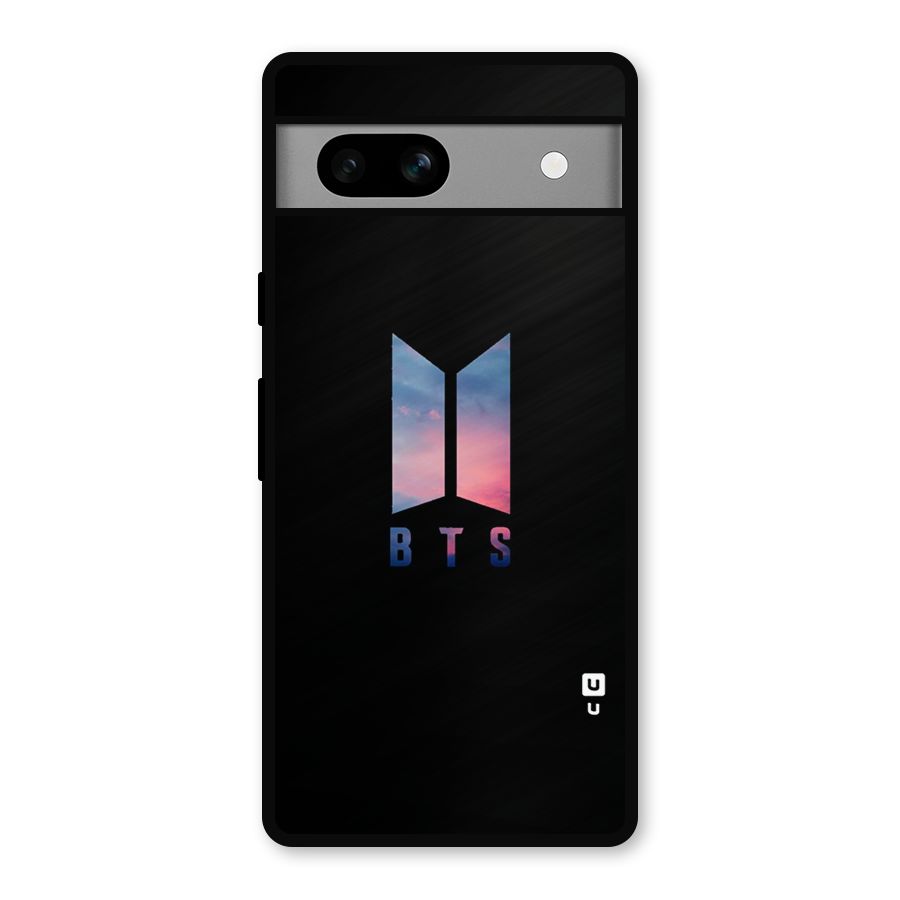 BTS Logo Sky Metal Back Case for Google Pixel 7a