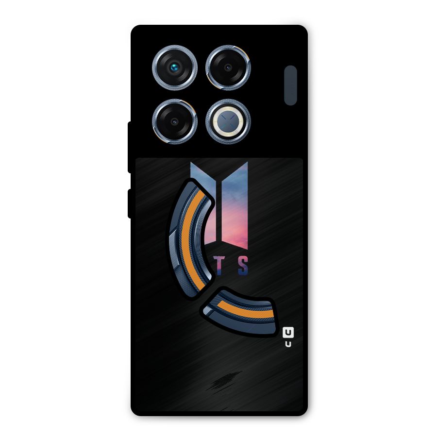 BTS Logo Sky Metal Back Case for Infinix GT 20 Pro