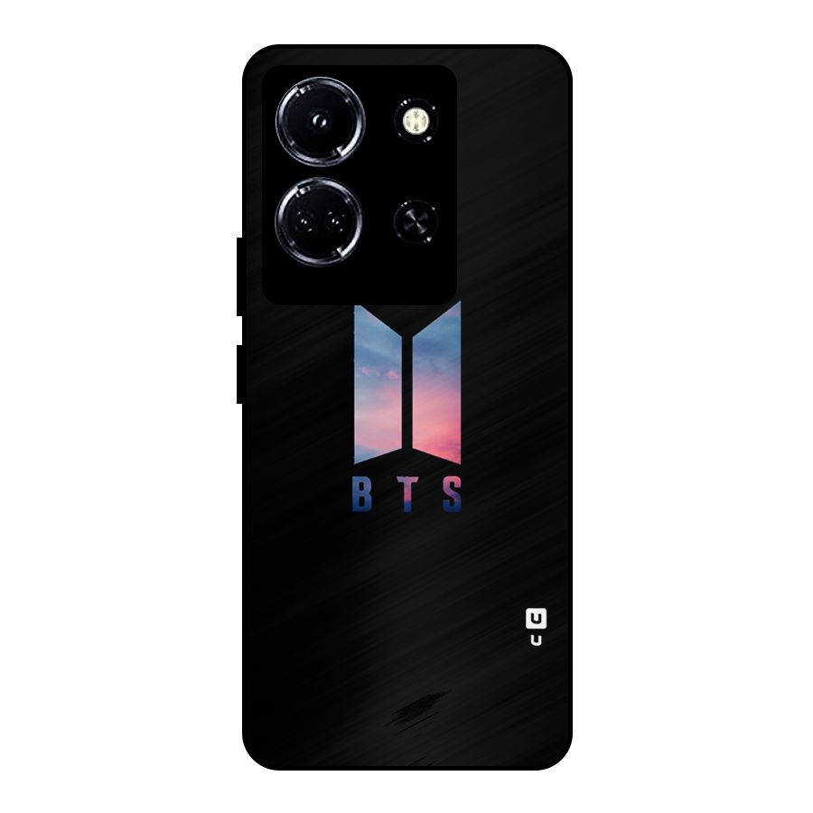 BTS Logo Sky Metal Back Case for Infinix Note 30 5G