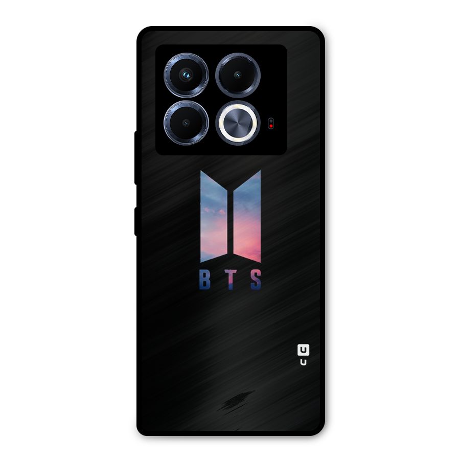 BTS Logo Sky Metal Back Case for Infinix Note 40 5G