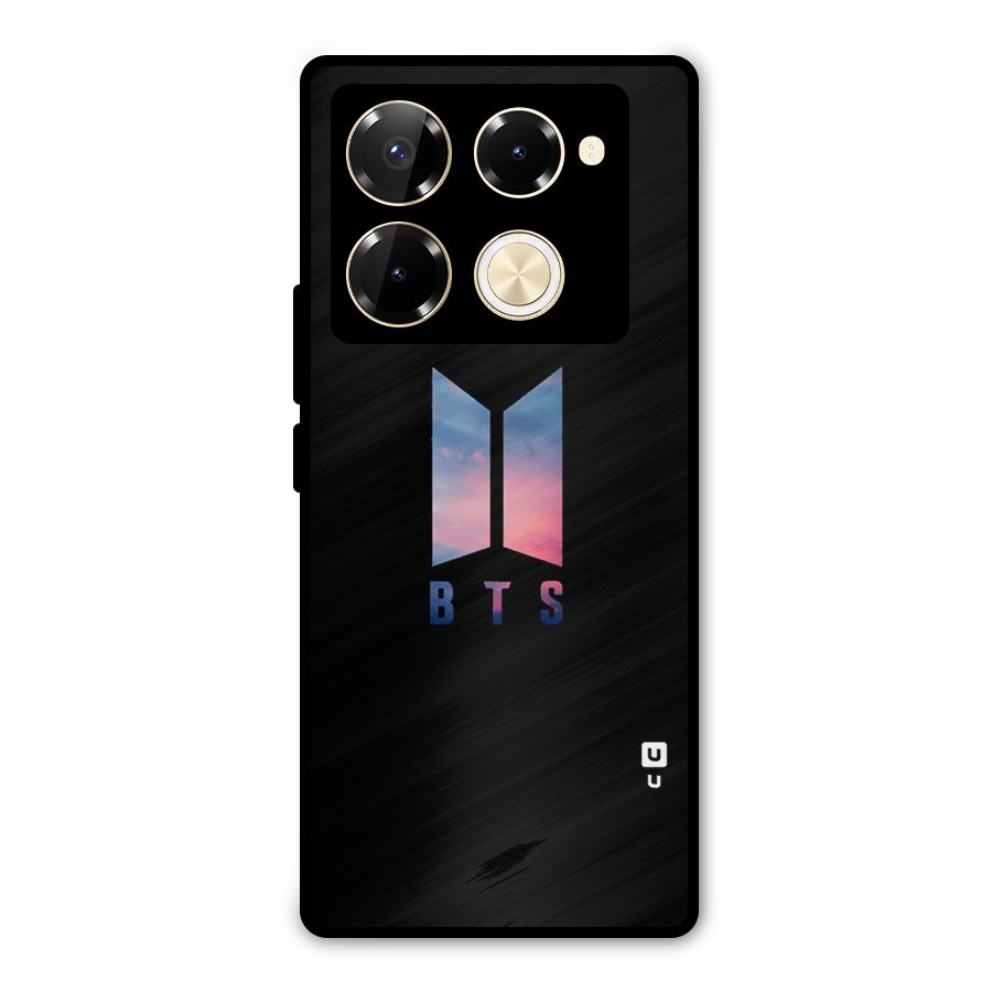 BTS Logo Sky Metal Back Case for Infinix Note 40 Pro Plus