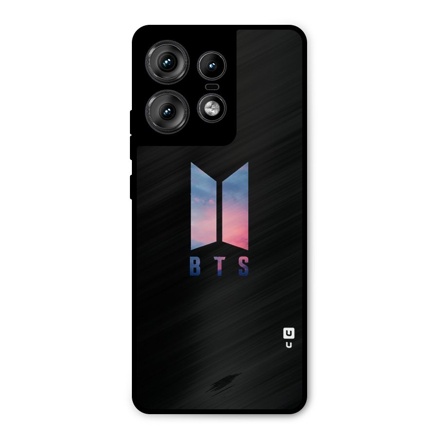 BTS Logo Sky Metal Back Case for Motorola Edge 50 Pro