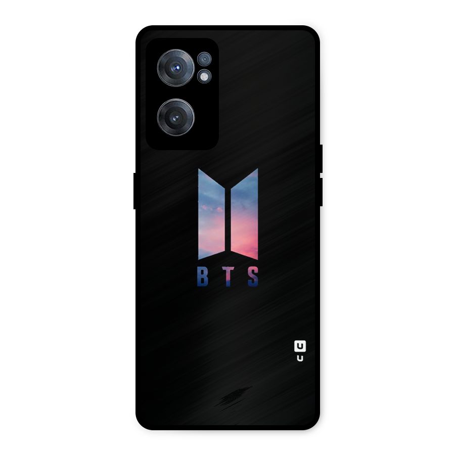 BTS Logo Sky Metal Back Case for OnePlus Nord CE 2 5G