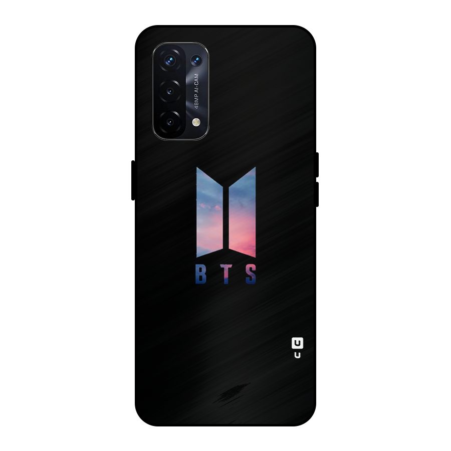 BTS Logo Sky Metal Back Case for Oppo A74 5G