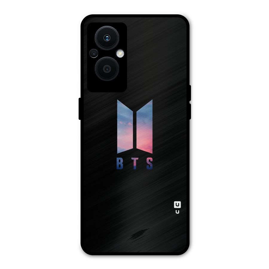 BTS Logo Sky Metal Back Case for Oppo F21s Pro 5G