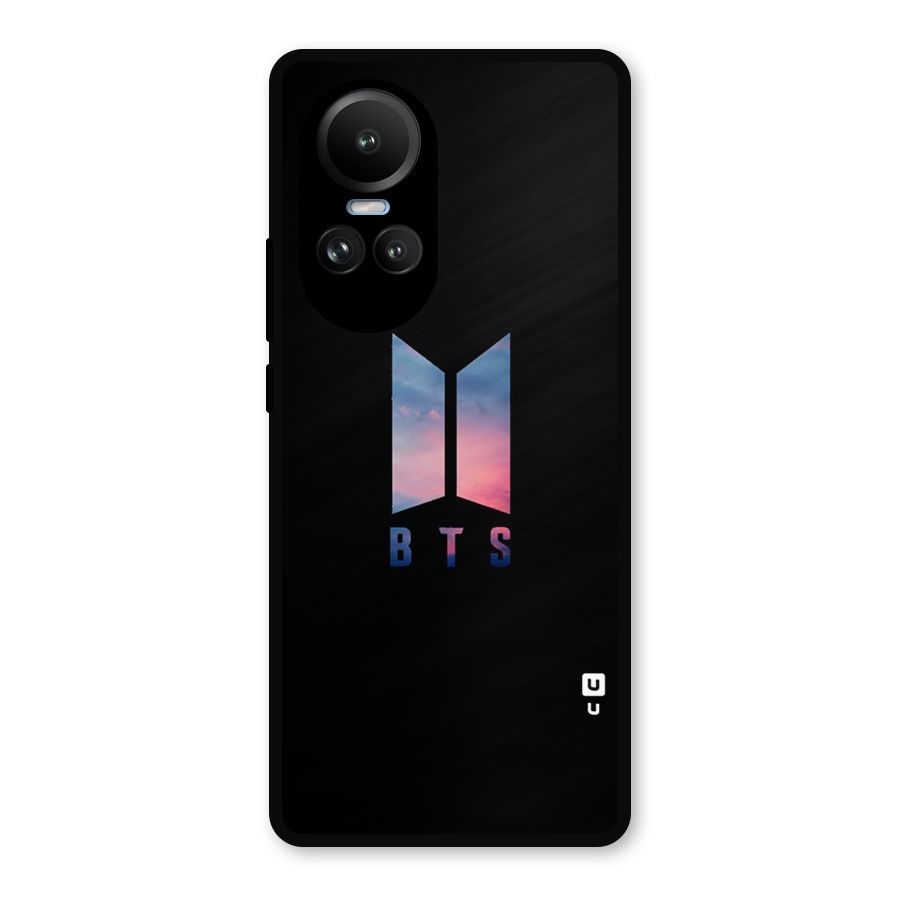 BTS Logo Sky Metal Back Case for Oppo Reno10 Pro