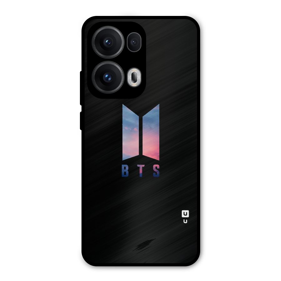 BTS Logo Sky Metal Back Case for Oppo Reno13 Pro
