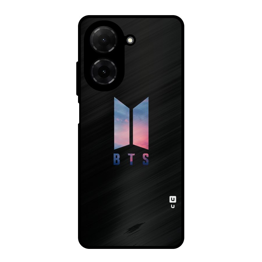 BTS Logo Sky Metal Back Case for Poco C71