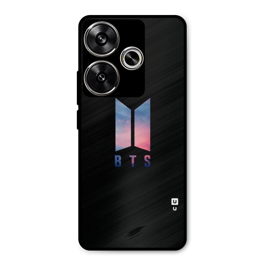 BTS Logo Sky Metal Back Case for Poco F6