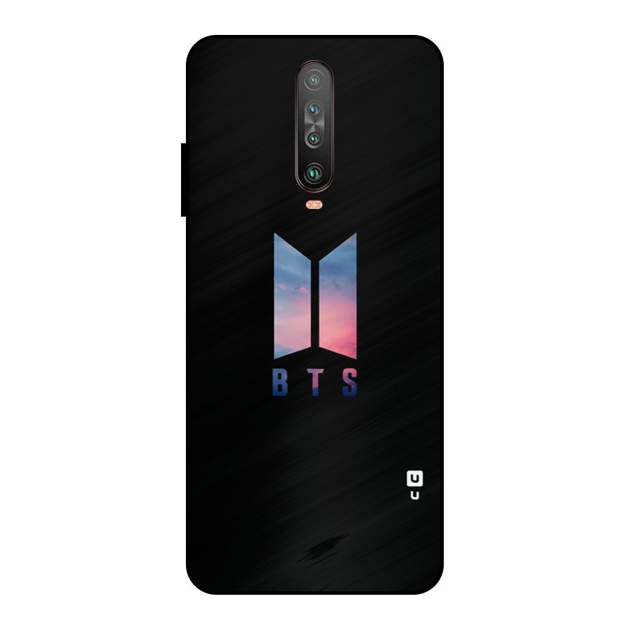 BTS Logo Sky Metal Back Case for Poco X2