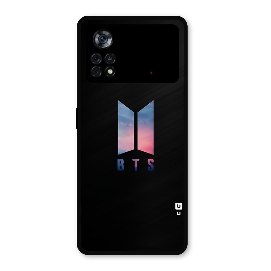 BTS Logo Sky Metal Back Case for Poco X4 Pro 5G
