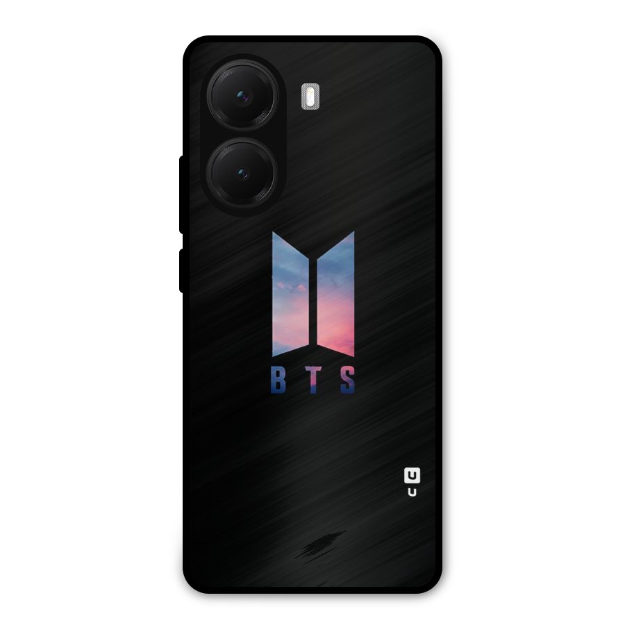 BTS Logo Sky Metal Back Case for Poco X7 Pro