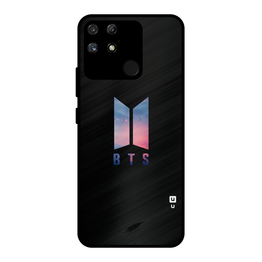 BTS Logo Sky Metal Back Case for Realme Narzo 50A