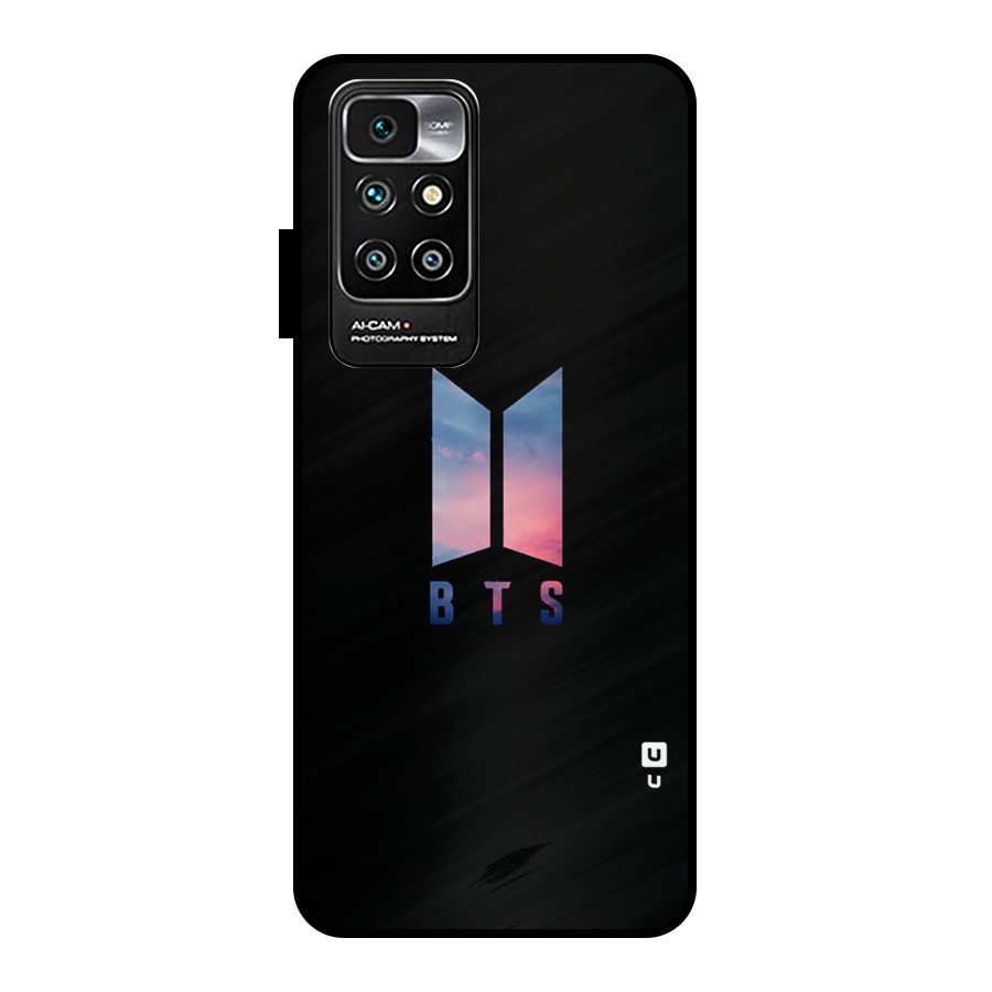 BTS Logo Sky Metal Back Case for Redmi 10 Prime