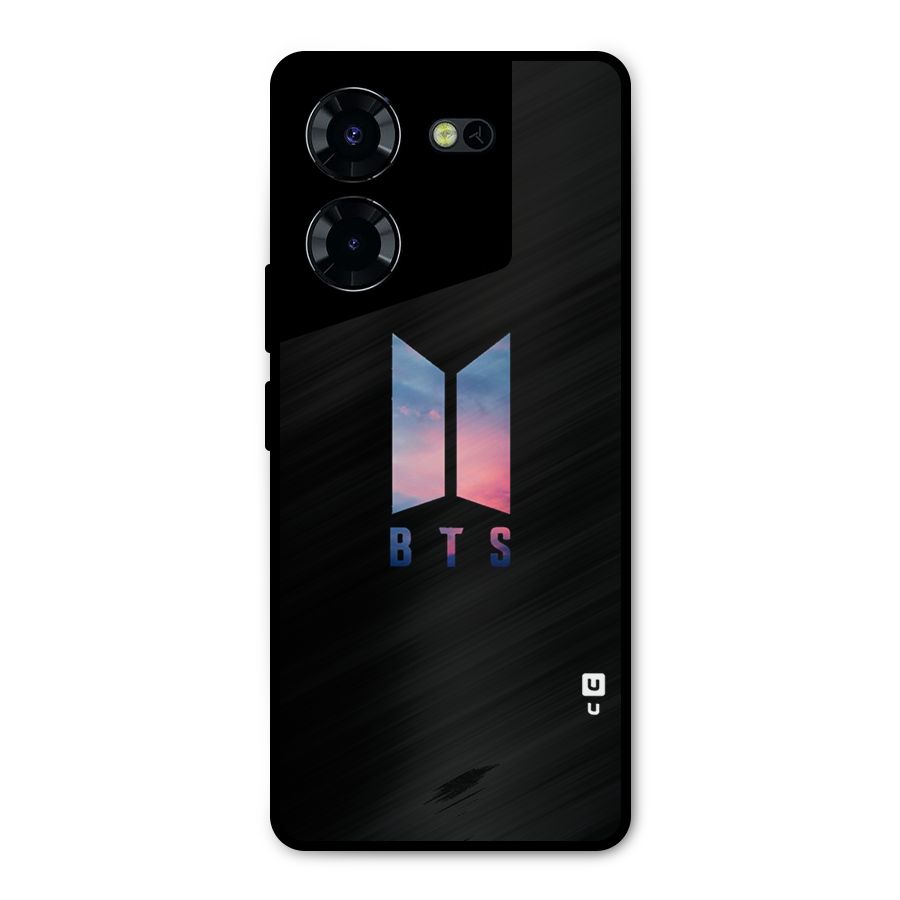 BTS Logo Sky Metal Back Case for Tecno Pova 5 Pro 5G
