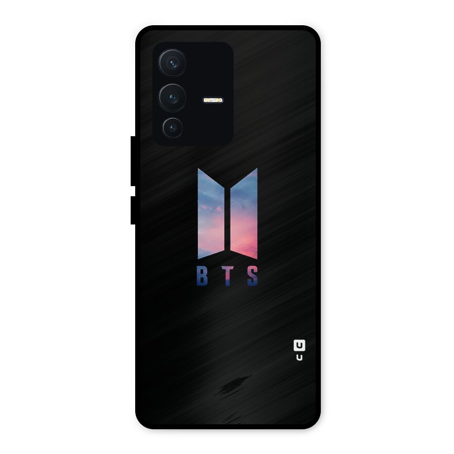 BTS Logo Sky Metal Back Case for Vivo V23 5G
