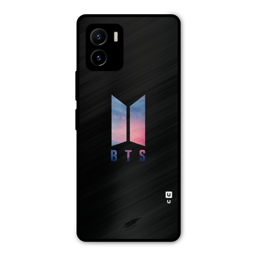 BTS Logo Sky Metal Back Case for Vivo Y15s