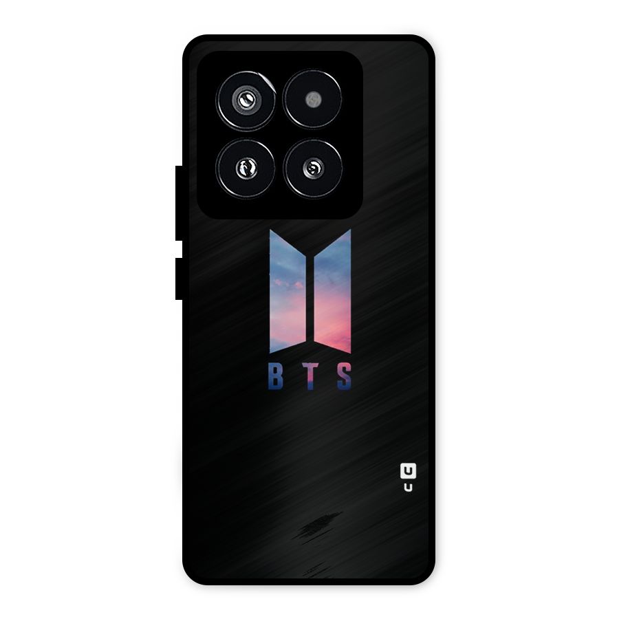 BTS Logo Sky Metal Back Case for Xiaomi 14 Pro