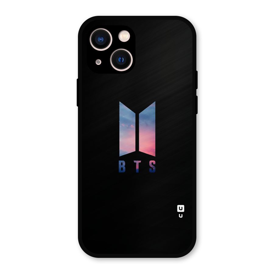 BTS Logo Sky Metal Back Case for iPhone 13