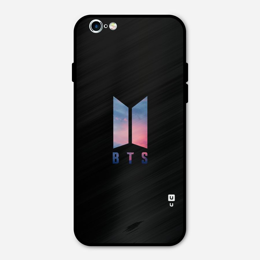 BTS Logo Sky Metal Back Case for iPhone 6 6s