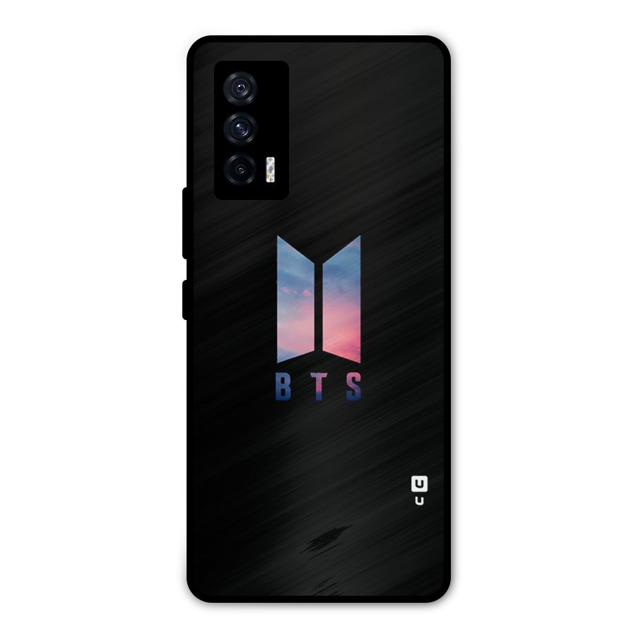 BTS Logo Sky Metal Back Case for iQOO 7 5G