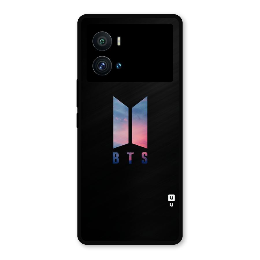 BTS Logo Sky Metal Back Case for iQOO 9 Pro
