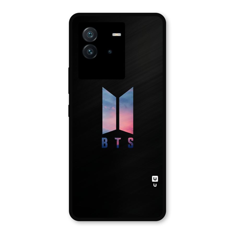 BTS Logo Sky Metal Back Case for iQOO Neo 6 5G