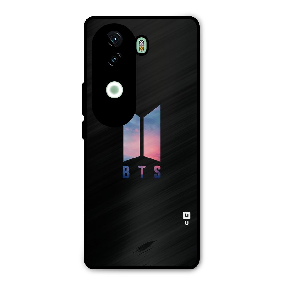 BTS Logo Sky Metal Back Case for iQOO Z9s