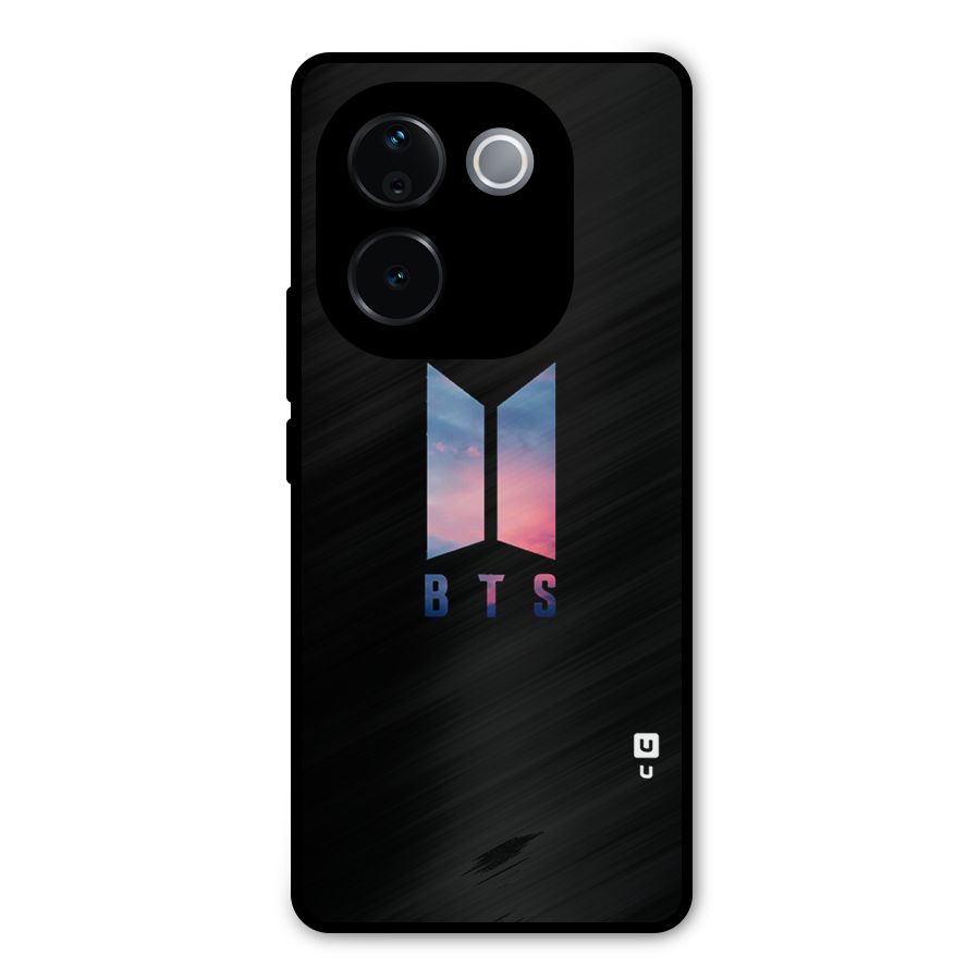 BTS Logo Sky Metal Back Case for iQOO Z9s Pro