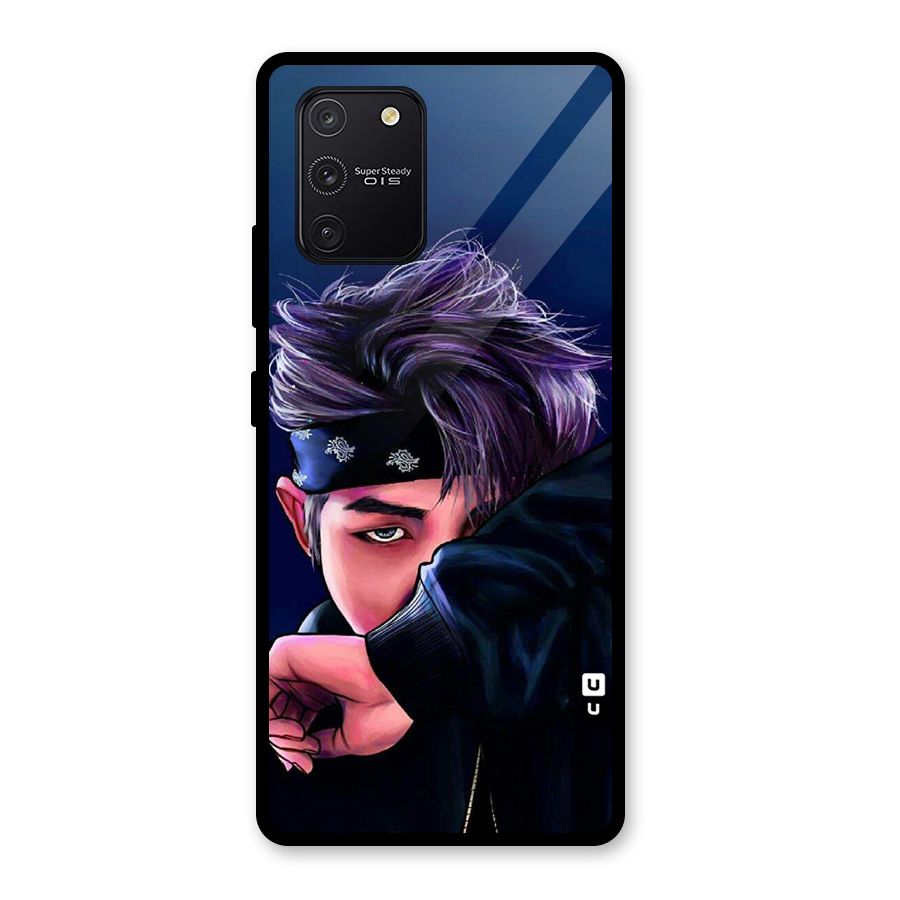 BTS Namjoon Artwork Glass Back Case for Galaxy S10 Lite