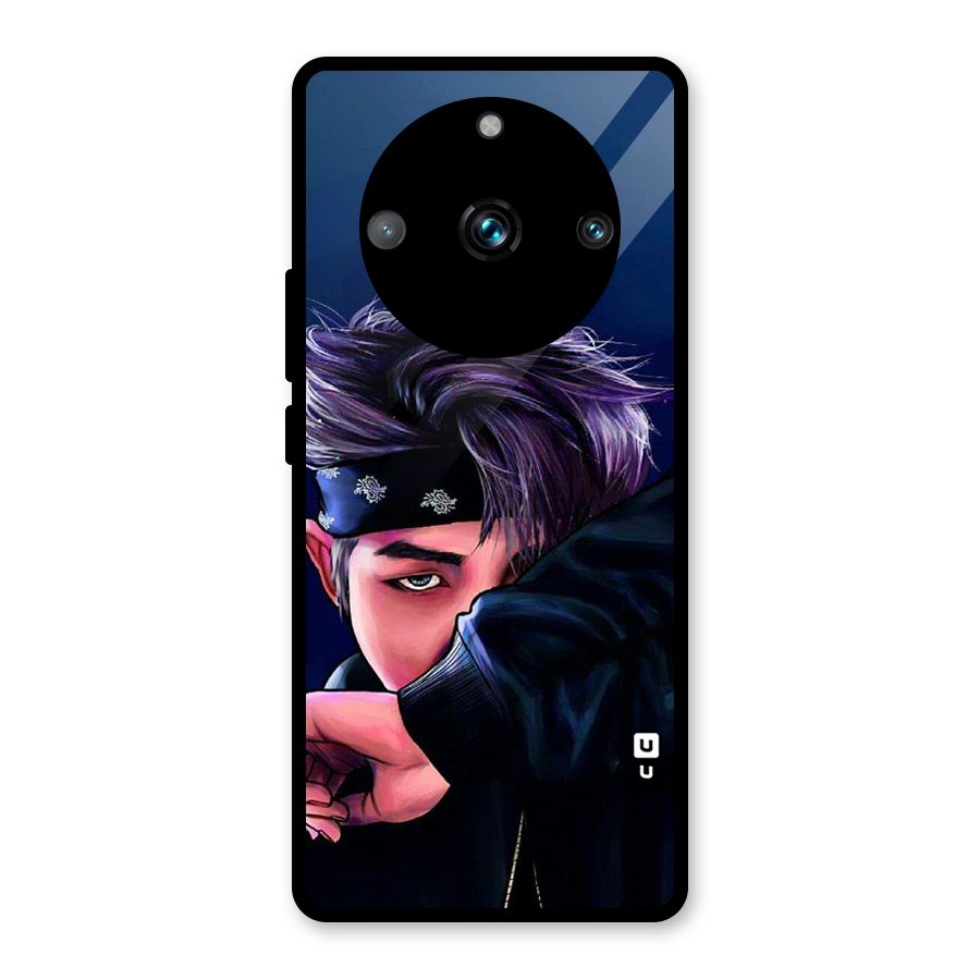 BTS Namjoon Artwork Glass Back Case for Realme Narzo 60 Pro
