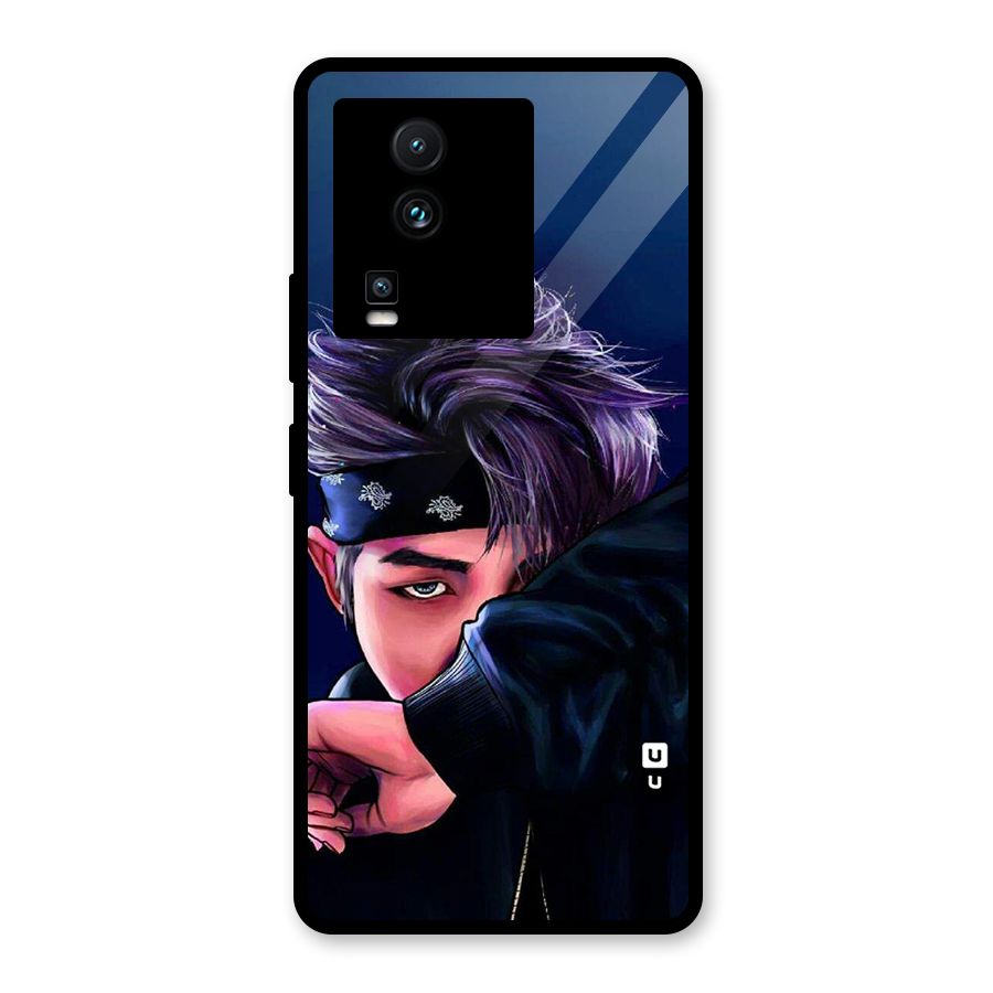 BTS Namjoon Artwork Glass Back Case for Vivo iQOO Neo 7