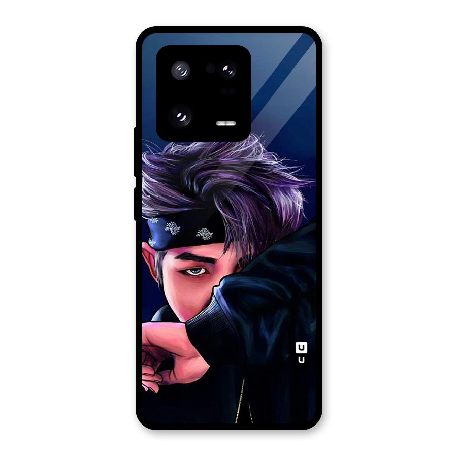 BTS Namjoon Artwork Glass Back Case for Xiaomi 13 Pro