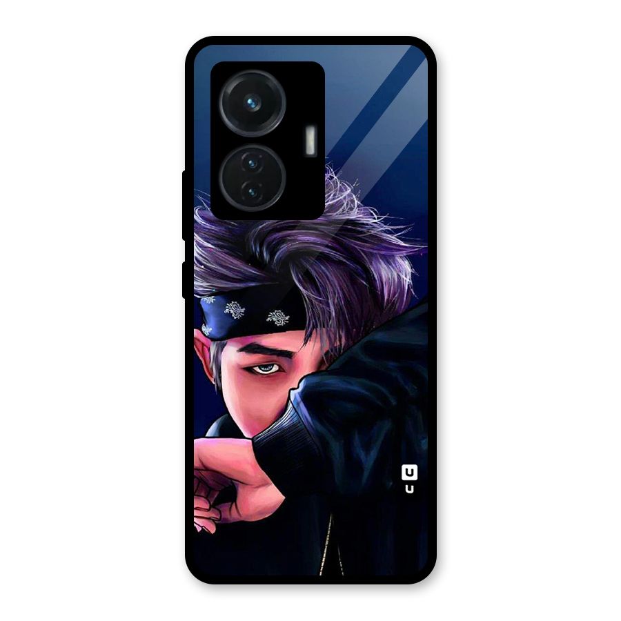 BTS Namjoon Artwork Glass Back Case for iQOO Z6 44W