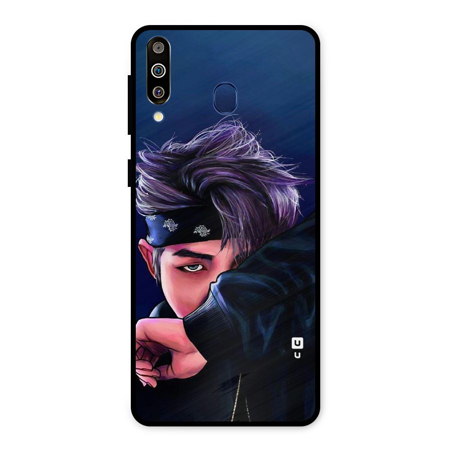 BTS Namjoon Artwork Metal Back Case for Galaxy M30