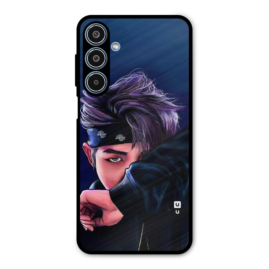 BTS Namjoon Artwork Metal Back Case for Galaxy M35