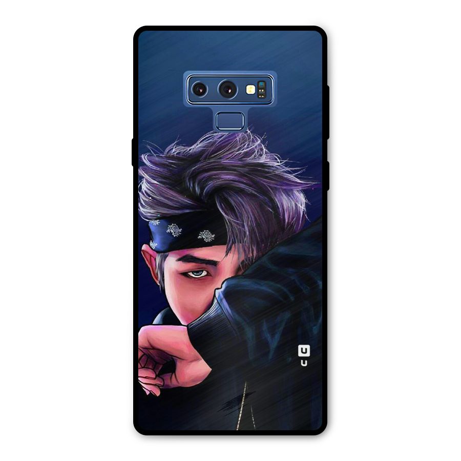 BTS Namjoon Artwork Metal Back Case for Galaxy Note 9