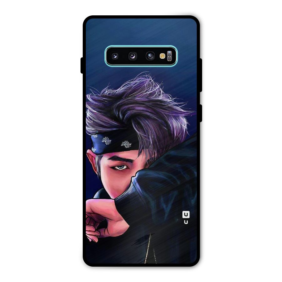 BTS Namjoon Artwork Metal Back Case for Galaxy S10 Plus
