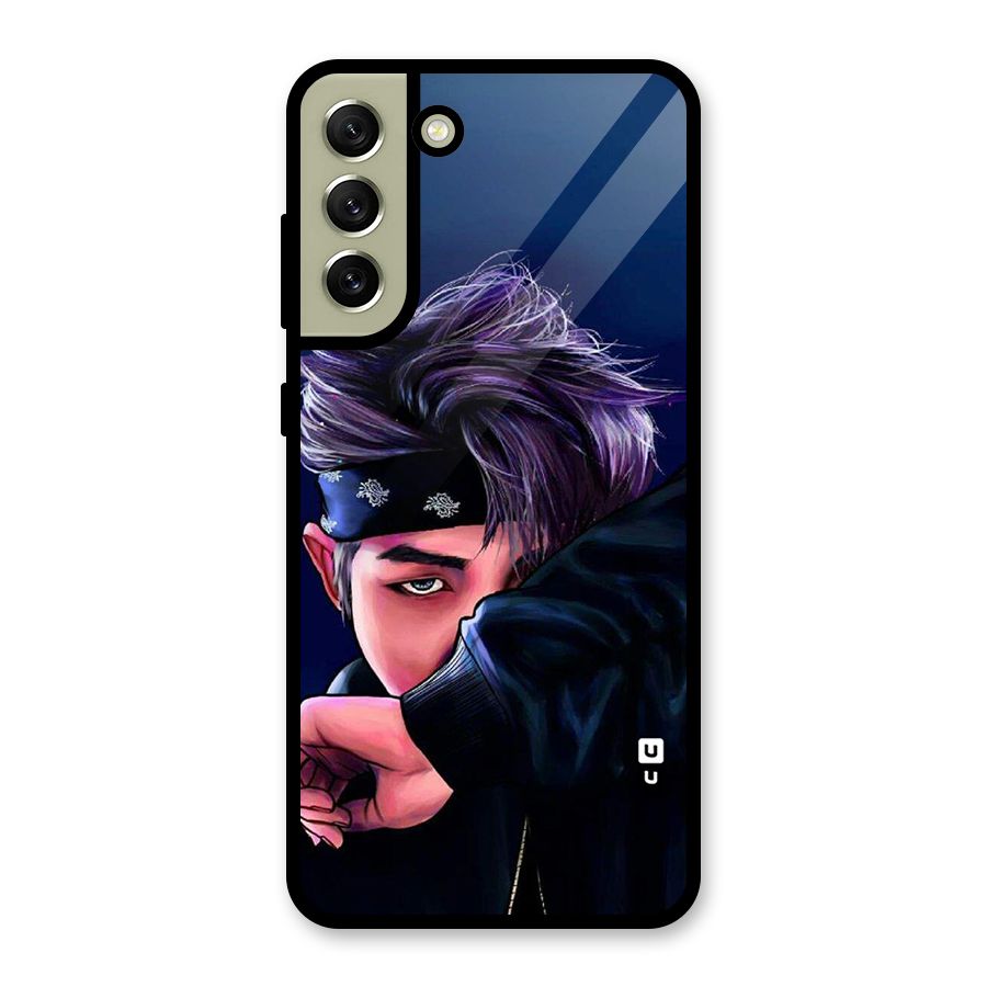 BTS Namjoon Artwork Metal Back Case for Galaxy S21 FE 5G (2023)