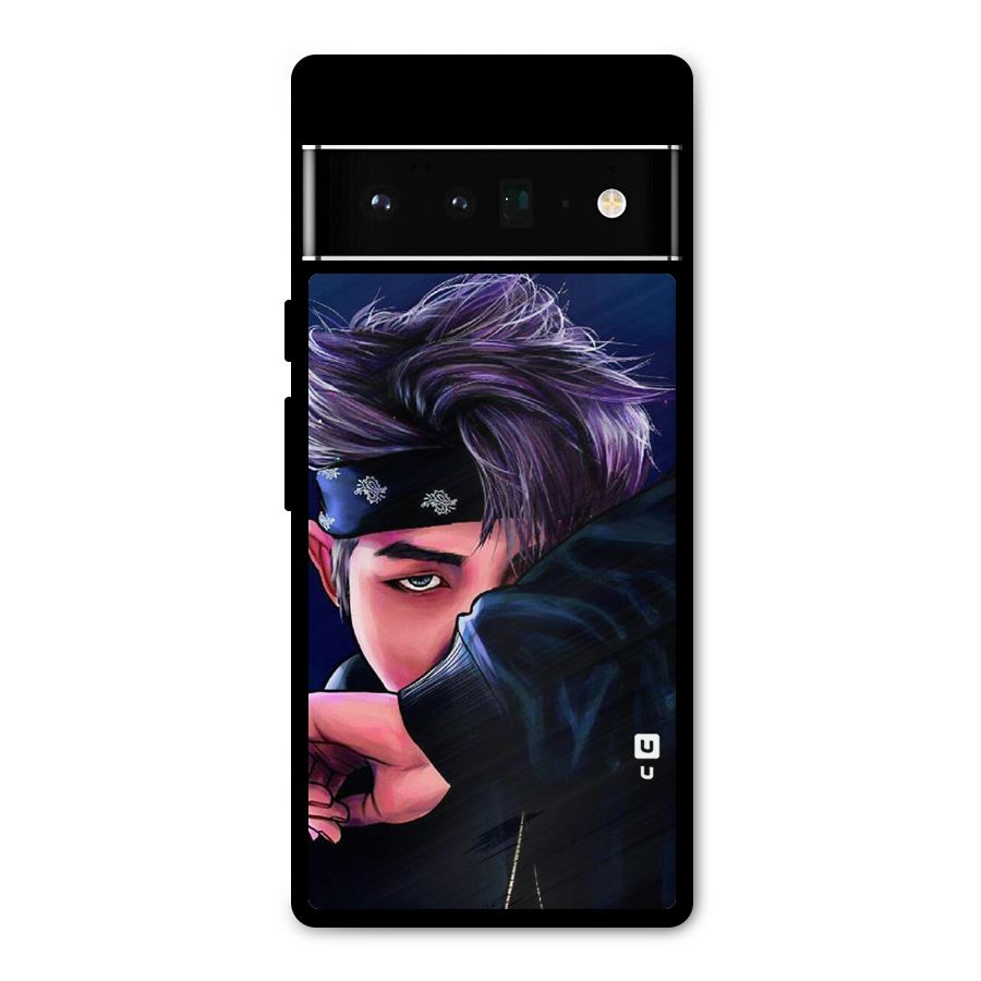 BTS Namjoon Artwork Metal Back Case for Google Pixel 6 Pro
