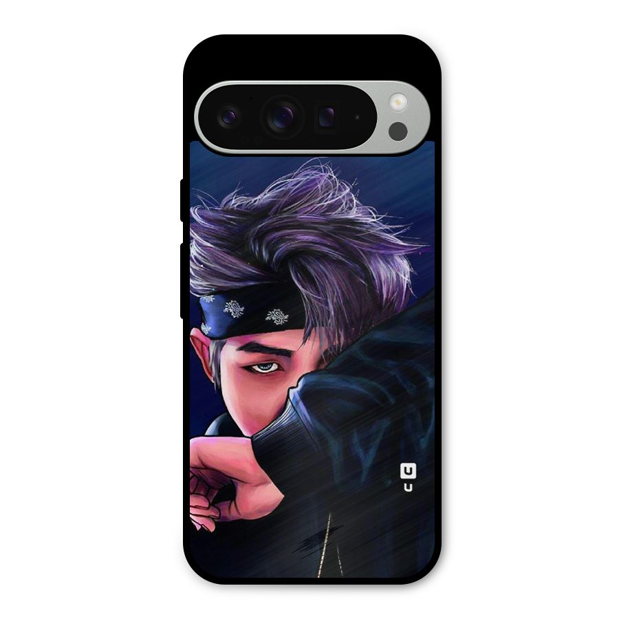 BTS Namjoon Artwork Metal Back Case for Google Pixel 9 Pro XL