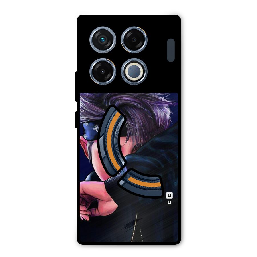 BTS Namjoon Artwork Metal Back Case for Infinix GT 20 Pro